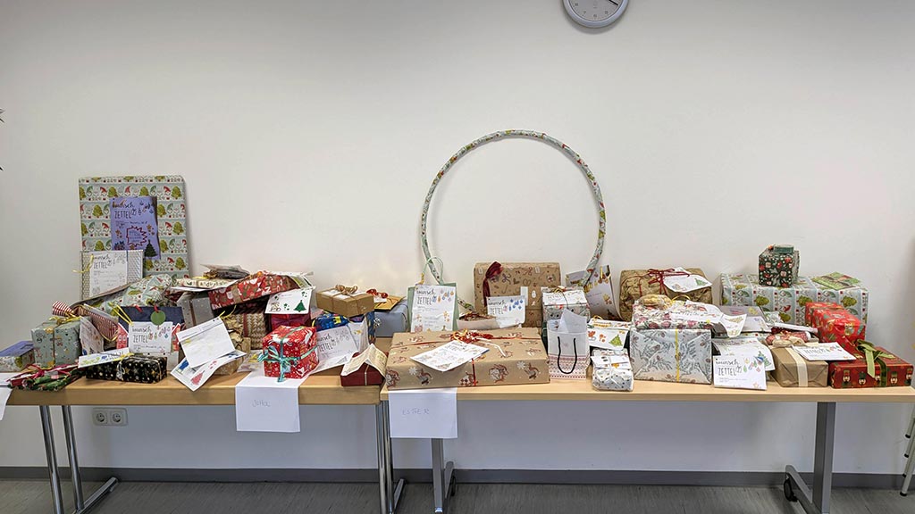 Ein voller Gabentisch