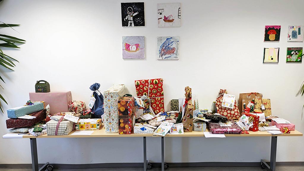 Ein voller Gabentisch